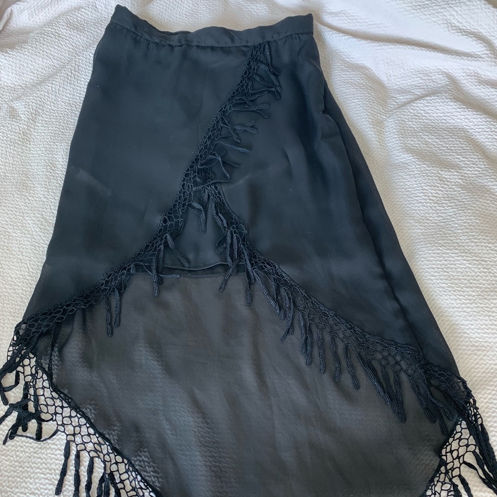 Black skirt